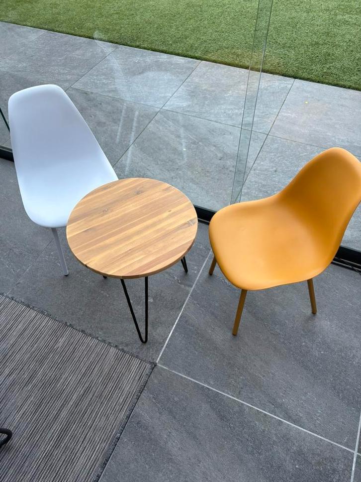 Leuke tafel met kuipstoeltjes!, Huis en Inrichting, Tafels | Salontafels, Zo goed als nieuw, Minder dan 50 cm, 50 tot 100 cm, Rechthoekig