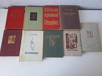 Antieke boeken Willem van Iependaal (9 st. zie omschrijving) beschikbaar voor biedingen