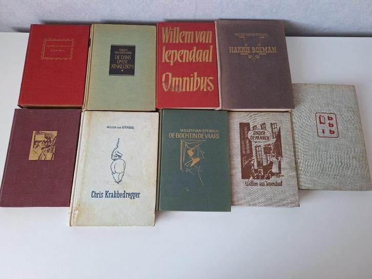 Antieke boeken Willem van Iependaal (9 st. zie omschrijving), Antiek en Kunst, Antiek | Boeken en Bijbels, Ophalen of Verzenden