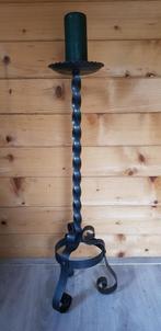 kandelaar smeedijzer, Huis en Inrichting, Woonaccessoires | Kandelaars en Kaarsen, Ophalen, Gebruikt, 50 tot 75 cm, Zwart