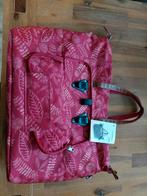 Rode Schoudertas met Bladmotief - Nieuwstaat, Sieraden, Tassen en Uiterlijk, Ophalen of Verzenden, Nieuw, Rood, Overige merken