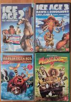 DVD Ice Age 2 en 3, Madagascar en Baas in eigen bos, Vanaf 6 jaar, Ophalen of Verzenden, Gebruikt, Tekenfilm