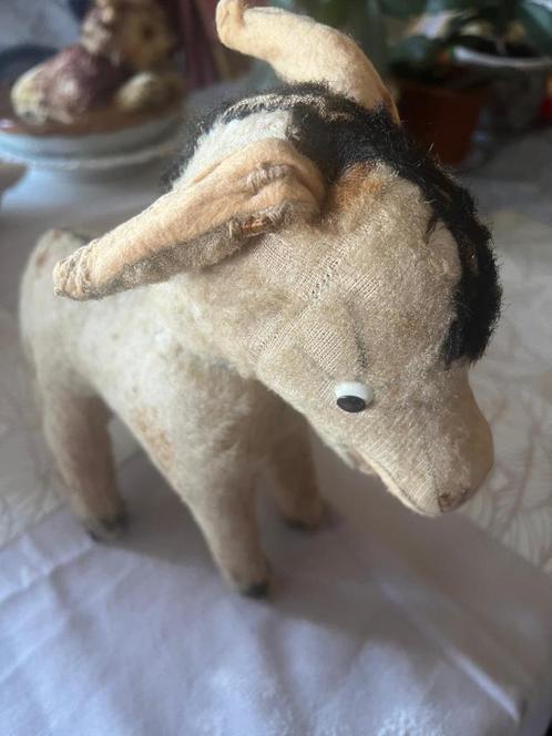 stoffen ezel, Verzamelen, Dierenverzamelingen, Gebruikt, Beeldje of Figuurtje, Hond of Kat, Verzenden