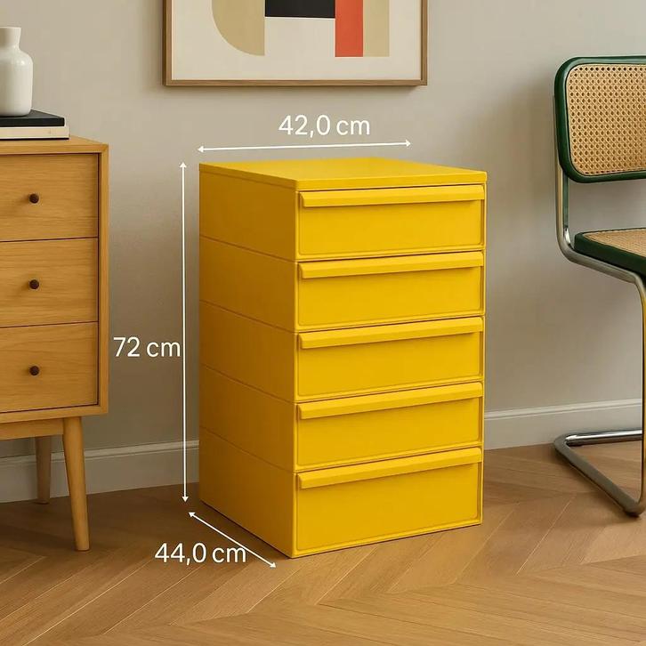 Simon Fussell | Kartell | 4602 3-5, Huis en Inrichting, Kasten | Ladekasten, Zo goed als nieuw, Minder dan 100 cm, 25 tot 50 cm