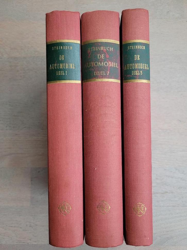 Steinbuch: De Automobiel deel 1, 2 en 3, Boeken, Auto's | Boeken, Gelezen, Algemeen, Ophalen of Verzenden
