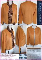 ROBERTO SARTO mosterdkleurige vest maat M nieuw, Maat 38/40 (M), Bruin, Nieuw, Ophalen of Verzenden