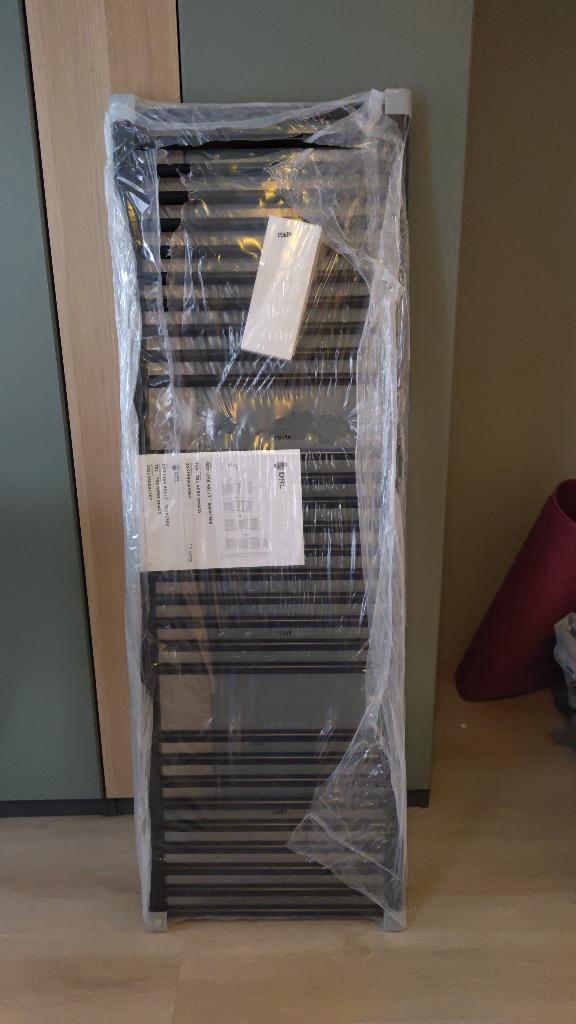 DRL Lisa Handdoekradiator 500x1500 zwart, Doe-het-zelf en Verbouw, Verwarming en Radiatoren, Nieuw, Radiator, 500 tot 800 watt