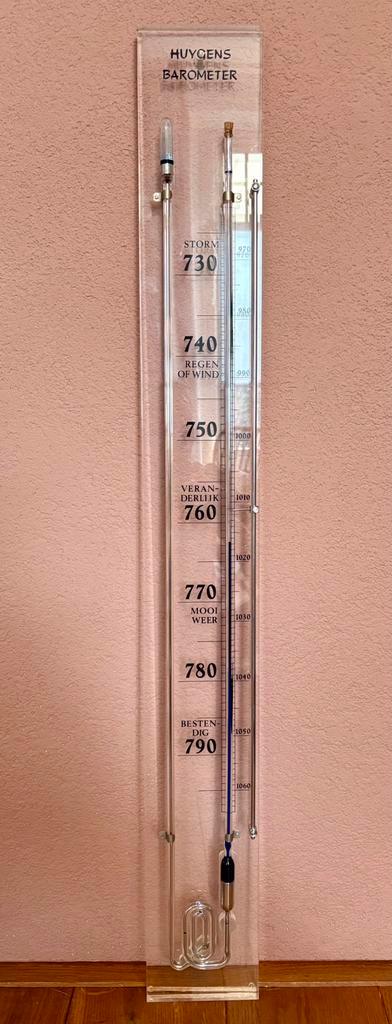 Huygens contra barometer, Audio, Tv en Foto, Weerstations en Barometers, Gebruikt, Barometer, Ophalen