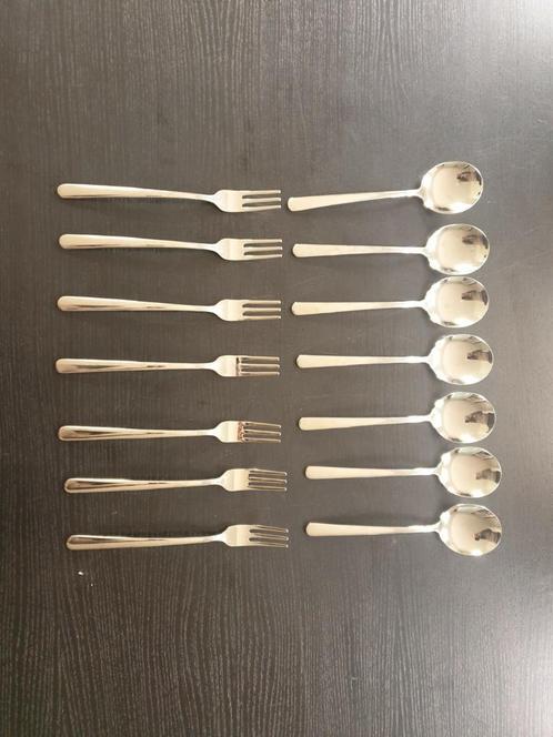zwilling spaghetti bestek spaghettibestek 14 delig 7 stuks, Huis en Inrichting, Keuken | Bestek, Nieuw, Rvs of Chroom, Ophalen of Verzenden