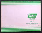 BSA B25 Starfire Spares 1968 - parts list, Motoren, Verzenden, Overige merken