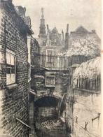 Hendrik de Laat Lombardje Den Bosch, Antiek en Kunst, Kunst | Etsen en Gravures, Ophalen of Verzenden