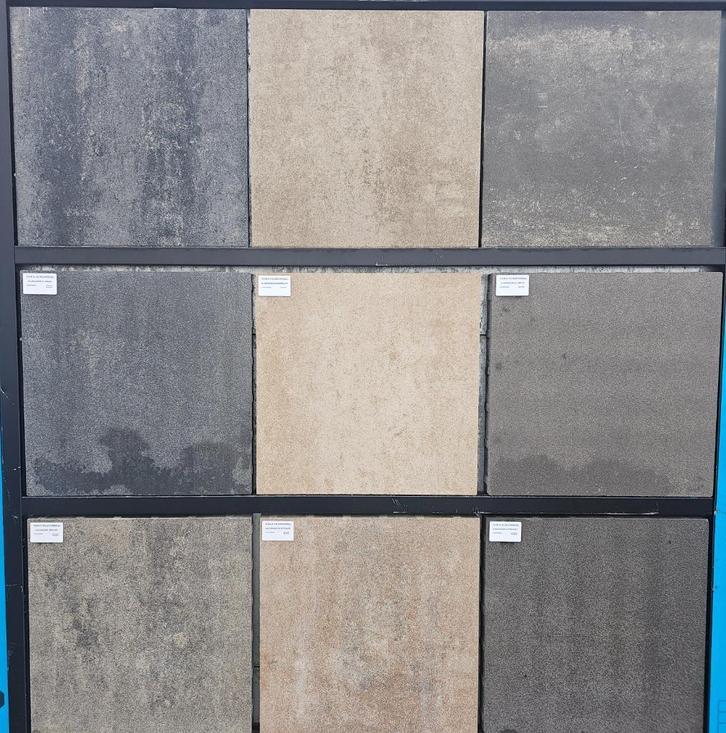 Terrastegel 60x60x5 Allemagne, Tuin en Terras, Tegels en Klinkers, Nieuw, Terrastegels, Beton, 10 m² of meer, Ophalen of Verzenden