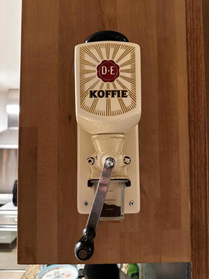 Vintage Douwe Egberts Koffiemolen, Antiek en Kunst, Antiek | Keukenbenodigdheden, Ophalen of Verzenden