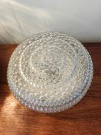 plafondlamp plafonnière kristal glas vintage bubble glas, Ophalen of Verzenden, Zo goed als nieuw, Glas, Vintage