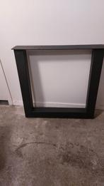 Zwarte Stalen Tafelpoten - Industrieel Design, Huis en Inrichting, Ophalen, Tafelpoot, 50 tot 100 cm, 50 tot 100 cm