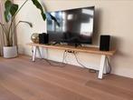 Eetkamerbank hout eiken, Ophalen, 150 tot 200 cm, Eikenhout, Zo goed als nieuw
