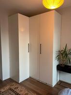 IKEA PAX kast hoogglans wit – hoekmodel 160x60x236 cm, Huis en Inrichting, Kasten | Kledingkasten, Ophalen, Gebruikt, Kunststof