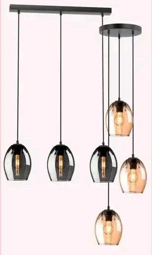 2 smokey lampen casalux, Huis en Inrichting, Lampen | Hanglampen, Ophalen