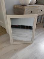 Leuke witte spiegel 50x60 cm - perfect voor meisjeskamer!, Ophalen of Verzenden