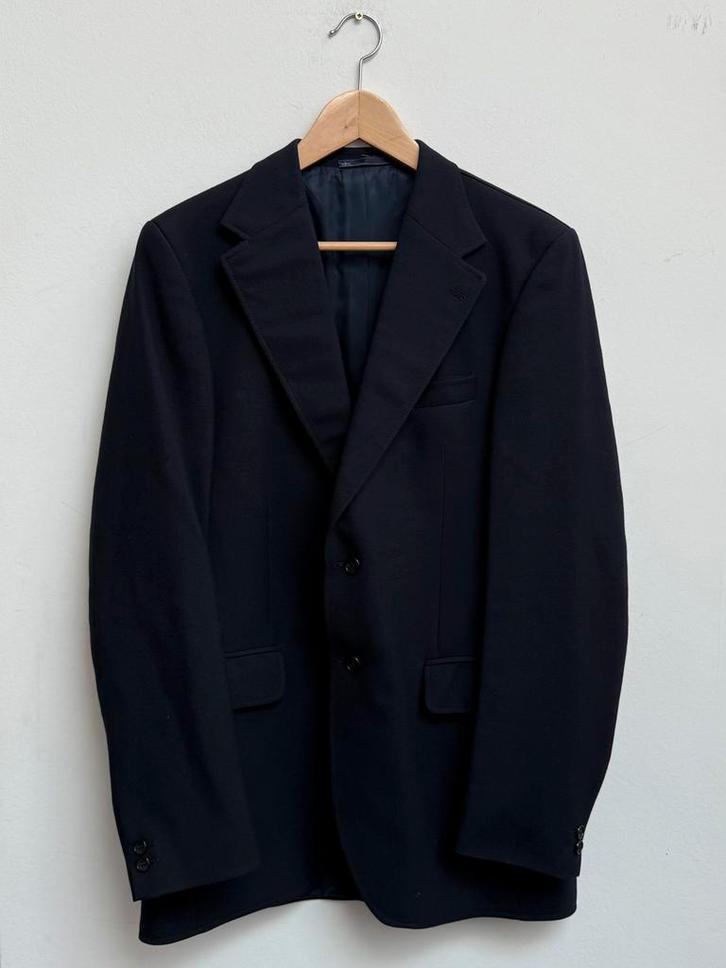 Vintage Oxford navy blazer – maat 48 (M) – klassiek tailored, Kleding | Heren, Kostuums en Colberts, Zo goed als nieuw, Maat 48/50 (M)