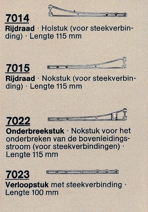 Bovenleiding Marklin 7014 7015 7022 7023, Hobby en Vrije tijd, Modeltreinen | H0, Zo goed als nieuw, Rails, Gelijkstroom of Wisselstroom