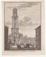 De Domkerk en toren te Utrecht C. Philips Jacobs 1757, Antiek en Kunst, Kunst | Etsen en Gravures, Verzenden