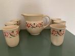 Oude melkset met 6 bekers, Antiek en Kunst, Ophalen
