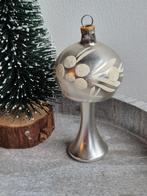 Vintage kerstbal lamp zilver 505, Diversen, Kerst, *, Gebruikt, *, Ophalen of Verzenden