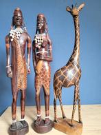 Afrikaanse Houten Beeldjes - Set van 3, Ophalen