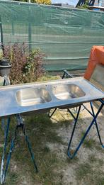 Aanrechtblad RVS, Tuin en Terras, Buitenkeukens, Ophalen, Zo goed als nieuw, Gas