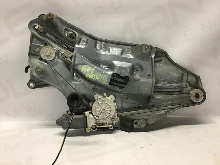 Raammechanisme linksachter BMW E36 cabrio 67628353, Auto-onderdelen, Ruiten en Toebehoren, BMW, Gebruikt, Ophalen of Verzenden