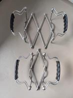 vintage ovenschaalhouders onderzetter verstelbaar rvs jr'60, Huis en Inrichting, Woonaccessoires | Onderzetters, Ophalen of Verzenden