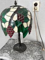 Tiffany lamp, Huis en Inrichting, Lampen | Tafellampen, Ophalen, Zo goed als nieuw, Glas, Minder dan 50 cm