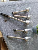 GRATIS 5x Tuinlampen op Zonne-energie - Gebruikt, Ophalen, Zonne-energie, Licht-donker-sensor, Gebruikt