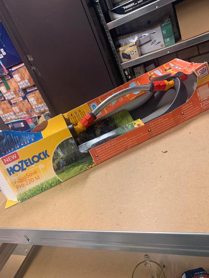 Hozelock AquaSave Pro 220 M Zwenksproeier - Nieuw, Tuin en Terras, Tuinsproeiers, Nieuw, Zwenksproeier, Ophalen of Verzenden
