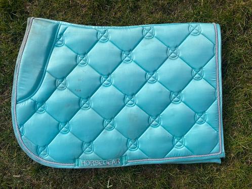 Mintig blauw horsegear dekje!, Dieren en Toebehoren, Paarden en Pony's | Dekens en Dekjes, Zo goed als nieuw, Dekje, Ophalen of Verzenden