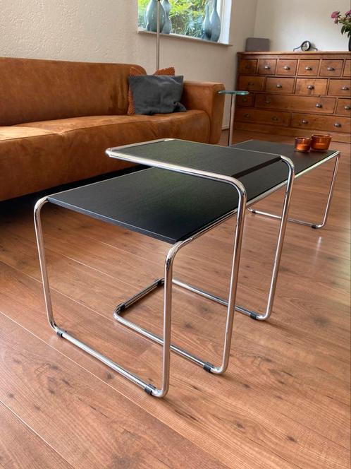 Gispen GT 530 & GT 531, Huis en Inrichting, Tafels | Salontafels, Zo goed als nieuw, Minder dan 50 cm, Rechthoekig, Ophalen