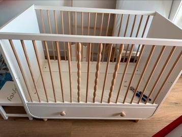 MYLLRA Babybedje en bijpassende COMMODE met lade 60x120cm beschikbaar voor biedingen