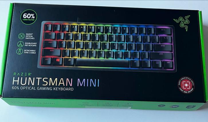 Razer Huntsman Mini, Computers en Software, Toetsenborden, Zo goed als nieuw, Qwerty, Bedraad, Gaming toetsenbord, Ophalen of Verzenden