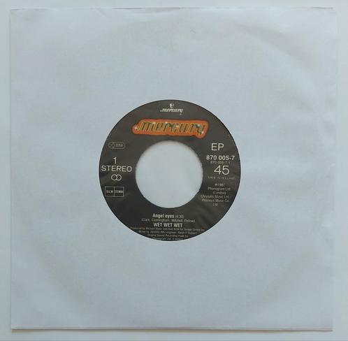 Wet wet wet - Angel eyes, Cd's en Dvd's, Vinyl Singles, Gebruikt, Single, Pop, 7 inch, Ophalen of Verzenden