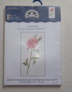 Mooi borduurpakket van DMC - Roos, Ophalen of Verzenden, Nieuw, Handborduren, Borduurpakket