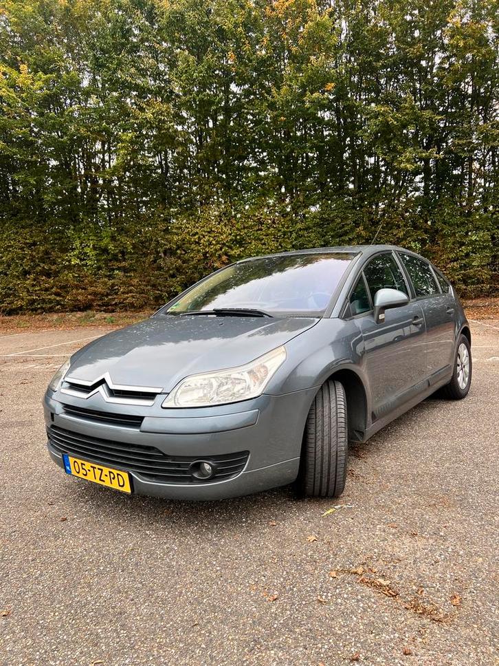 Citroën C4 1.6 16V Berline 2007 Grijs, Auto's, Citroën, Bedrijf, C4, Benzine, C, Hatchback, Handgeschakeld, Origineel Nederlands