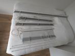 4x witte Luxaflex aluminium jaloezieën, Ophalen, Gebruikt, 100 tot 150 cm, Wit