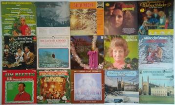 20 LP's met Kerstmuziek of Kerst gerelateerde muziek beschikbaar voor biedingen