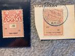 Fiscaal zegels 10 ct en 4 gulden, Postzegels en Munten, Ophalen of Verzenden, Na 1940
