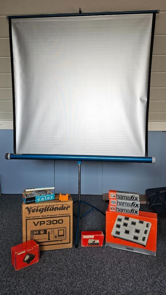 Diverse attributen voor diaprojectie, Audio, Tv en Foto, Diaprojectors, Gebruikt, Met scherm, Ophalen