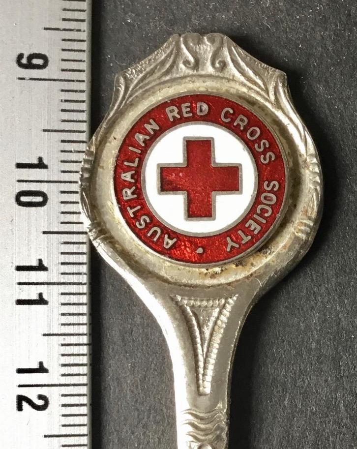 lepel, Rode kruis, Australië, emaille (A2, Verzamelen, Overige Verzamelen, Gebruikt, Verzenden