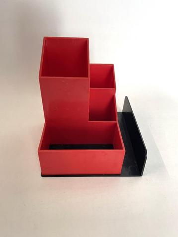bureau- deskorganizer kunststof jaren ’‘70 vintage beschikbaar voor biedingen