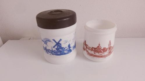 Tabakspot, origineel opaline, ouderwets, Willem II, Antiek en Kunst, Curiosa en Brocante, Ophalen of Verzenden