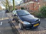 Opel Corsa 1.2 16V Twinport 3D 2006 Zwart, Auto's, Opel, Voorwielaandrijving, Zwart, 1229 cc, Zwart